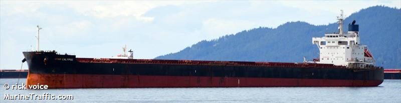 star calypso (Bulk Carrier) - IMO 9634842, MMSI 538007661, Call Sign V7ZF9 under the flag of Marshall Islands