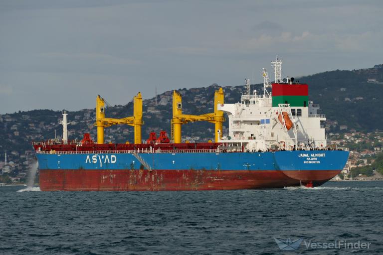 jabal almisht (Bulk Carrier) - IMO 9850769, MMSI 538008317, Call Sign V7A2231 under the flag of Marshall Islands