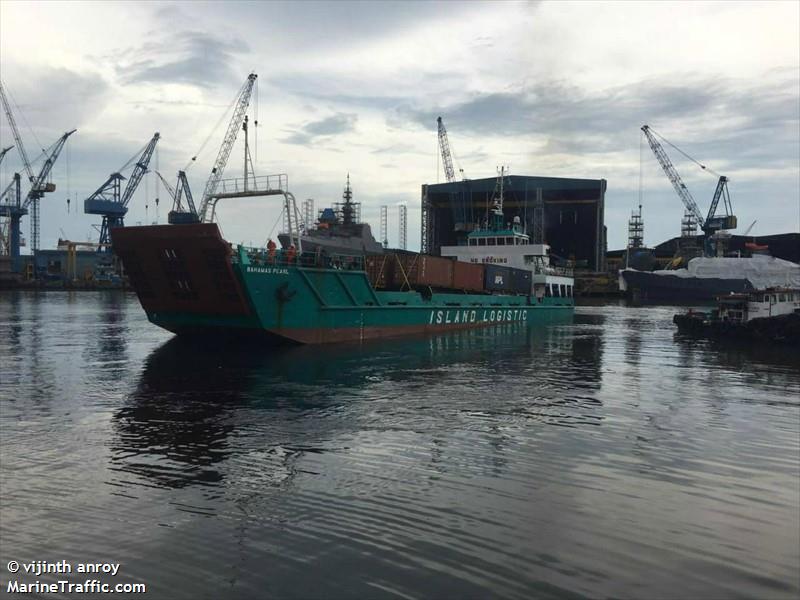 bahamas pearl (Landing Craft) - IMO 9356347, MMSI 538008932, Call Sign V7A2749 under the flag of Marshall Islands