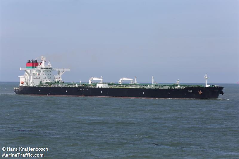 sur (Crude Oil Tanker) - IMO 9870824, MMSI 538009084, Call Sign V7A4295 under the flag of Marshall Islands