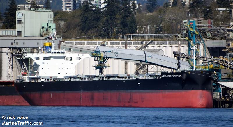 lowlands crimson (Bulk Carrier) - IMO 9866718, MMSI 563114200, Call Sign 9V5252 under the flag of Singapore