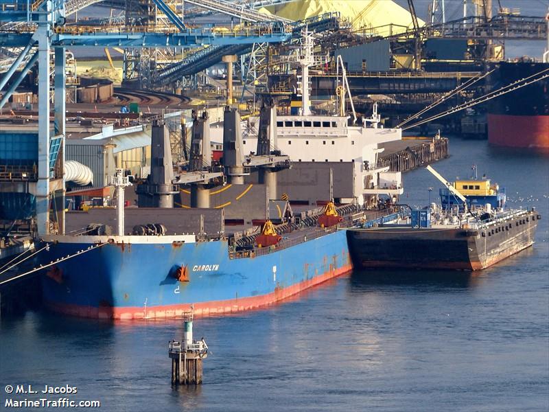 carolyn (Bulk Carrier) - IMO 9693355, MMSI 564576000, Call Sign 9V2368 under the flag of Singapore