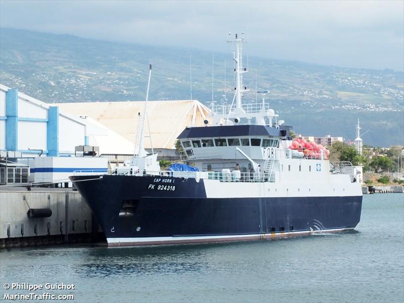fv cap horn 1 (Fishing Vessel) - IMO 9246968, MMSI 635221000, Call Sign FQBI under the flag of Kerguelen Islands