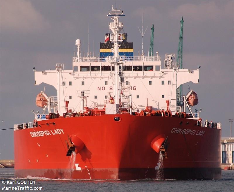 chrisopigy lady (Oil Products Tanker) - IMO 9288681, MMSI 636012314, Call Sign A8EQ9 under the flag of Liberia