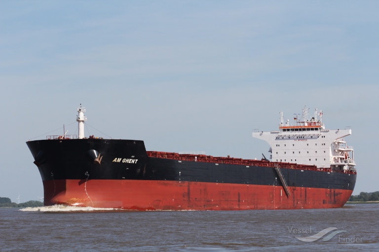 am ghent (Bulk Carrier) - IMO 9593476, MMSI 636015170, Call Sign A8ZA8 under the flag of Liberia
