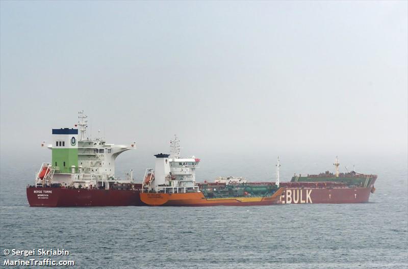 berge torre (Bulk Carrier) - IMO 9453731, MMSI 636018495, Call Sign D5PY3 under the flag of Liberia