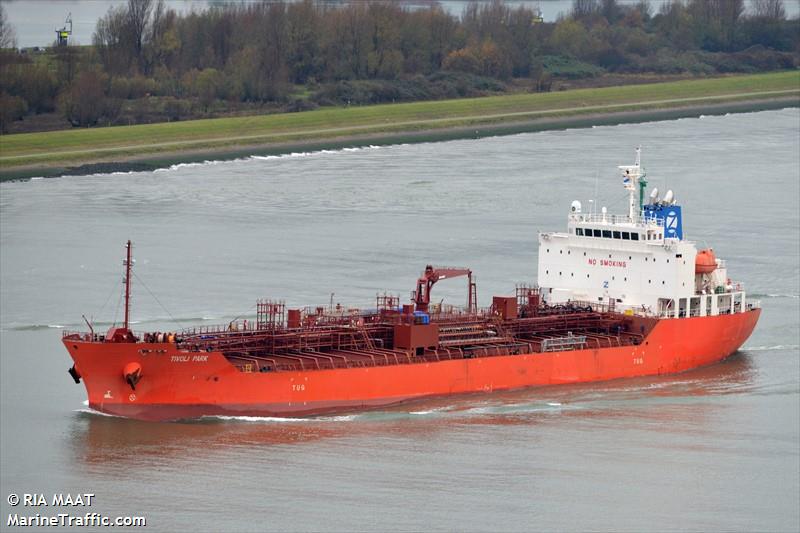 tivoli park (Chemical/Oil Products Tanker) - IMO 9780536, MMSI 636018663, Call Sign D5QU2 under the flag of Liberia