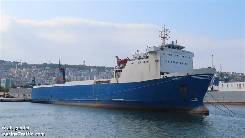 barbat (Ro-Ro Cargo Ship) - IMO 7613404, MMSI 668116159, Call Sign S43TK under the flag of Sao Tome & Principe
