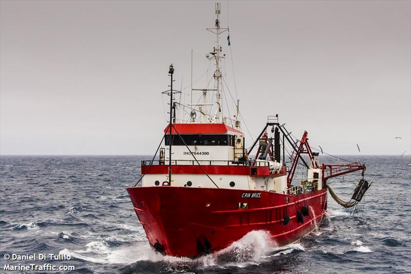 erin bruce (Offshore Tug/Supply Ship) - IMO 7644300, MMSI 701000620, Call Sign LW 9876 under the flag of Argentina