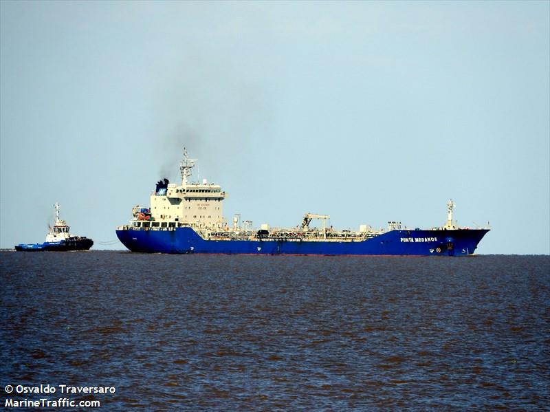 punta medanos (Chemical/Oil Products Tanker) - IMO 9508990, MMSI 701098000, Call Sign LW2692 under the flag of Argentina