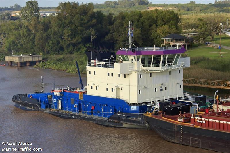 tebicuary 03 (Cargo ship) - IMO , MMSI 755000003 under the flag of Paraguay