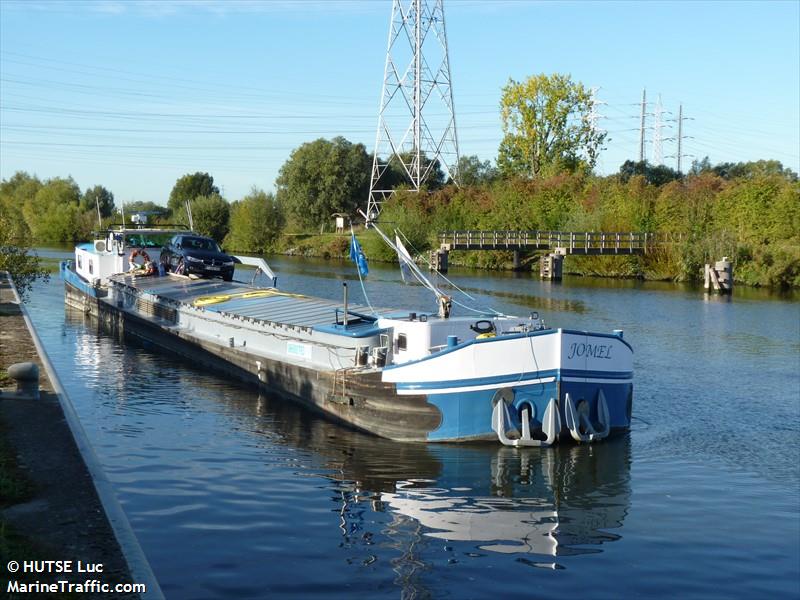 jomel (Cargo ship) - IMO , MMSI 205464690, Call Sign OT4646 under the flag of Belgium