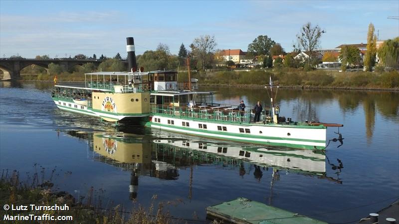 pirna (Passenger ship) - IMO , MMSI 211512470, Call Sign DC 6115 under the flag of Germany