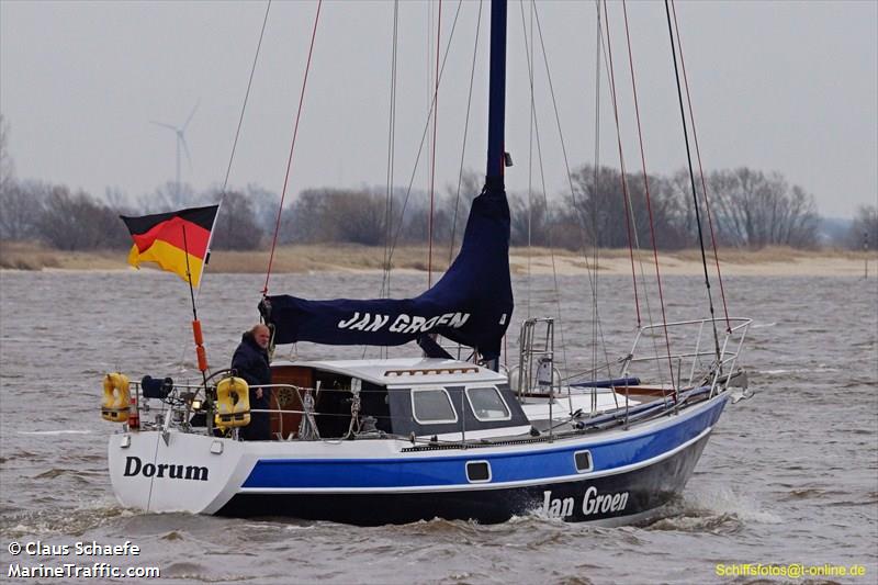 jan groen (Sailing vessel) - IMO , MMSI 211517900, Call Sign DFDF under the flag of Germany