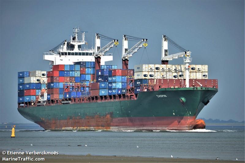 chopin (Container Ship) - IMO 9449120, MMSI 212193000, Call Sign 5BEJ4 under the flag of Cyprus