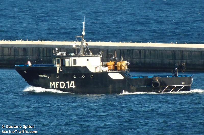 irminio (Fishing Support Vessel) - IMO , MMSI 215788000, Call Sign 9H8028 under the flag of Malta