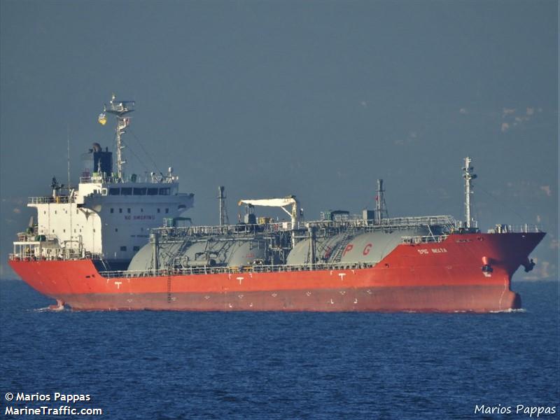 epic beata (LPG Tanker) - IMO 9580182, MMSI 215835000, Call Sign 9HA5309 under the flag of Malta