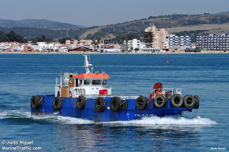 as one (Cargo ship) - IMO , MMSI 225987304, Call Sign EAWN under the flag of Spain