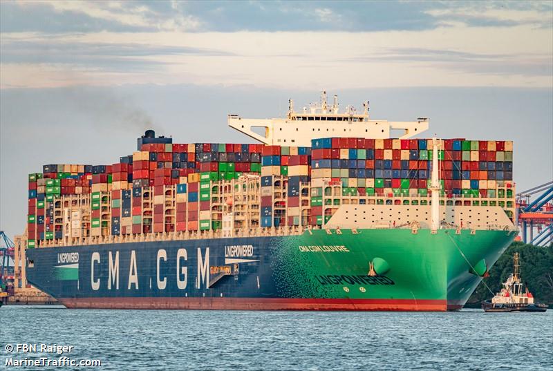 cma cgm louvre (Container Ship) - IMO 9839143, MMSI 228394900, Call Sign FMMY under the flag of France