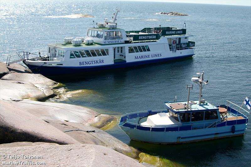 summersea (Passenger Ship) - IMO 8035025, MMSI 230980760, Call Sign OG-8046 under the flag of Finland