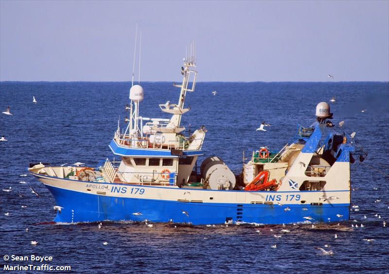 apollo ins179 (Fishing Vessel) - IMO 9227950, MMSI 235001820, Call Sign ZNBG5 under the flag of United Kingdom (UK)