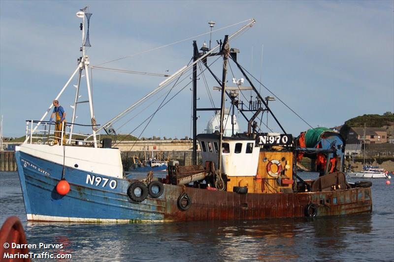 highland queen (Fishing vessel) - IMO , MMSI 235002997, Call Sign ZNTT2 under the flag of United Kingdom (UK)