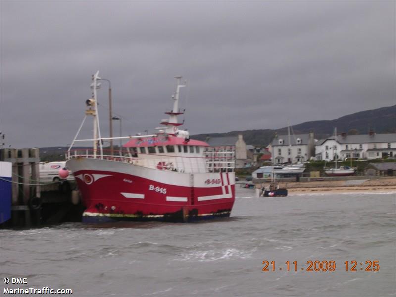 mary ellen (Fishing vessel) - IMO , MMSI 235007390, Call Sign MEJU3 under the flag of United Kingdom (UK)