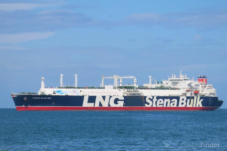 stena blue sky (LNG Tanker) - IMO 9315393, MMSI 235116537, Call Sign 2JJW5 under the flag of United Kingdom (UK)