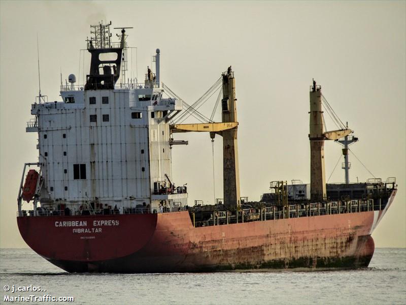 caribbean express (Container Ship) - IMO 9348986, MMSI 236671000, Call Sign ZDPG9 under the flag of Gibraltar