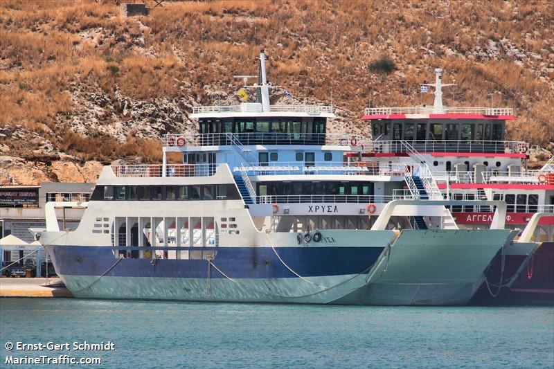 chrysa (Passenger/Ro-Ro Cargo Ship) - IMO 9822839, MMSI 240000500, Call Sign SVA7385 under the flag of Greece