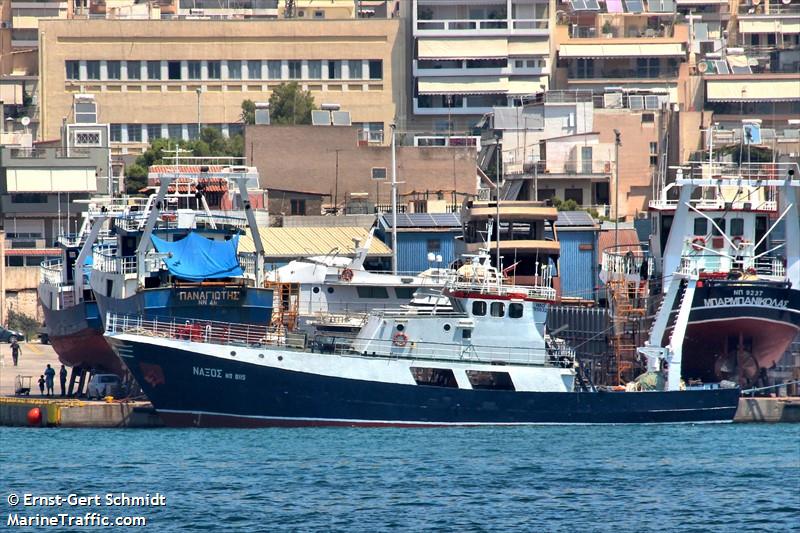 naxos (Fishing Vessel) - IMO 8785632, MMSI 240010000, Call Sign SY2762 under the flag of Greece