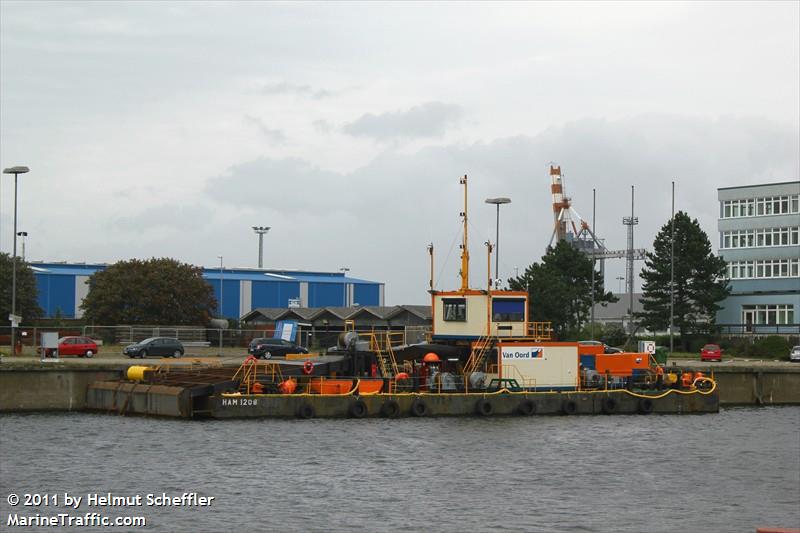 ham 1208 (Dredging or UW ops) - IMO , MMSI 244740427, Call Sign PH2251 under the flag of Netherlands