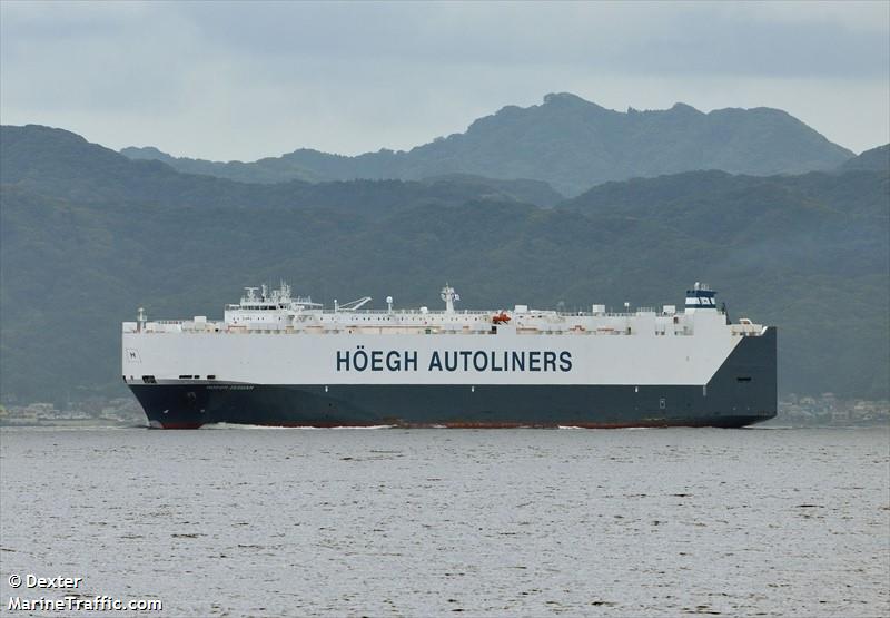 hoegh jeddah (Vehicles Carrier) - IMO 9673381, MMSI 258975000, Call Sign LASZ7 under the flag of Norway