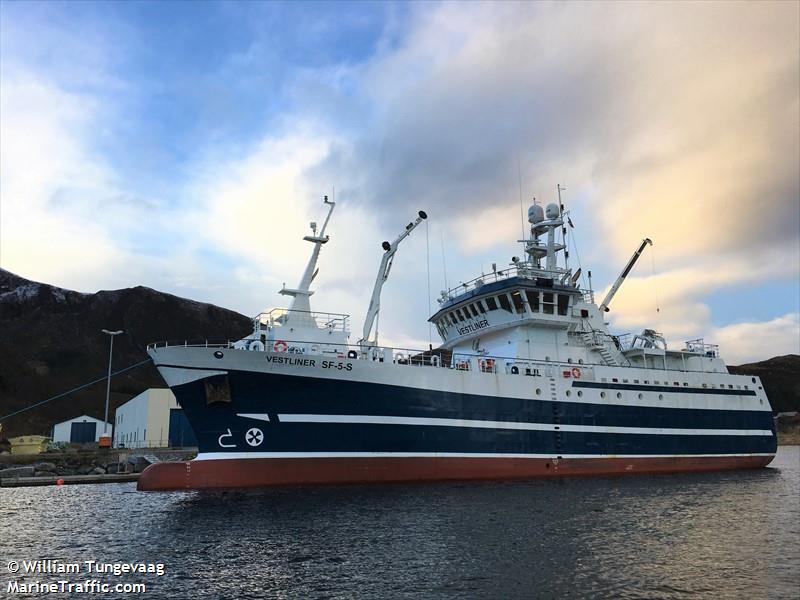 vestliner (Fishing Vessel) - IMO 9649366, MMSI 259292000, Call Sign LELD under the flag of Norway