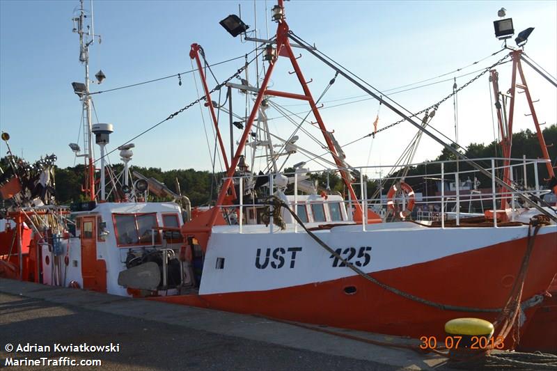 ust-125 (Fishing vessel) - IMO , MMSI 261001030, Call Sign SPK2244 under the flag of Poland