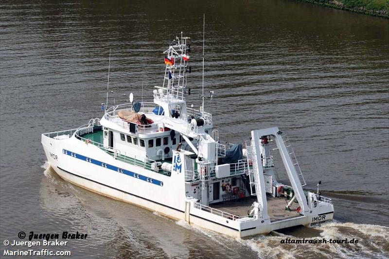 imor (Research Vessel) - IMO 9212565, MMSI 261379000, Call Sign SNKB under the flag of Poland