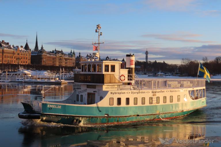 emelie (Passenger ship) - IMO , MMSI 265590730, Call Sign SFCG under the flag of Sweden