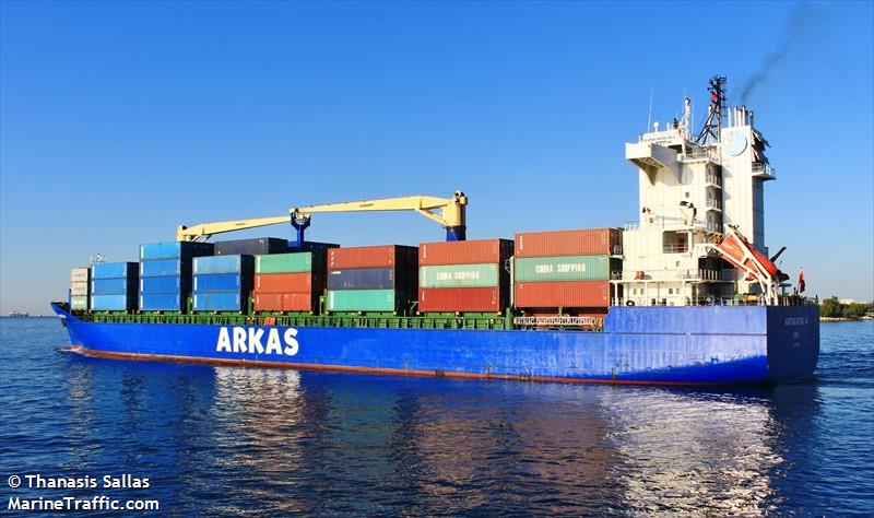 kaptan aytac a (Container Ship) - IMO 9242302, MMSI 271044301, Call Sign TCA3737 under the flag of Turkey