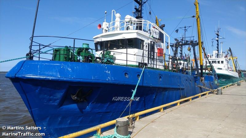 kuressaare (Fishing Vessel) - IMO 8722563, MMSI 276377000, Call Sign ES2187 under the flag of Estonia