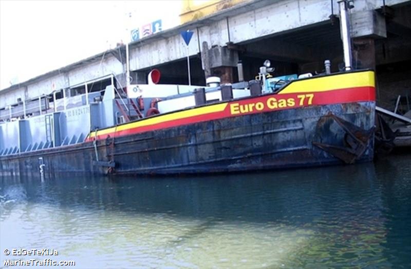 eurogas 77 (Other type) - IMO , MMSI 279202559, Call Sign YT2559 under the flag of Serbia