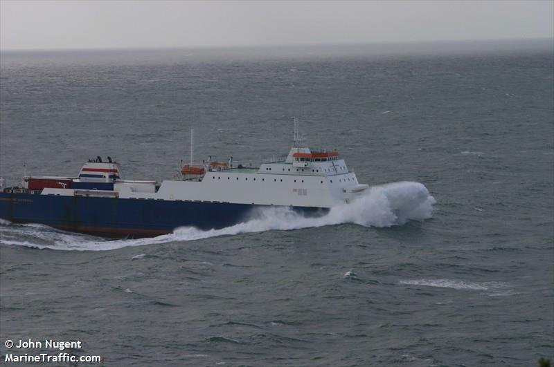 commodore goodwill (Ro-Ro Cargo Ship) - IMO 9117985, MMSI 309536000, Call Sign C6NU8 under the flag of Bahamas