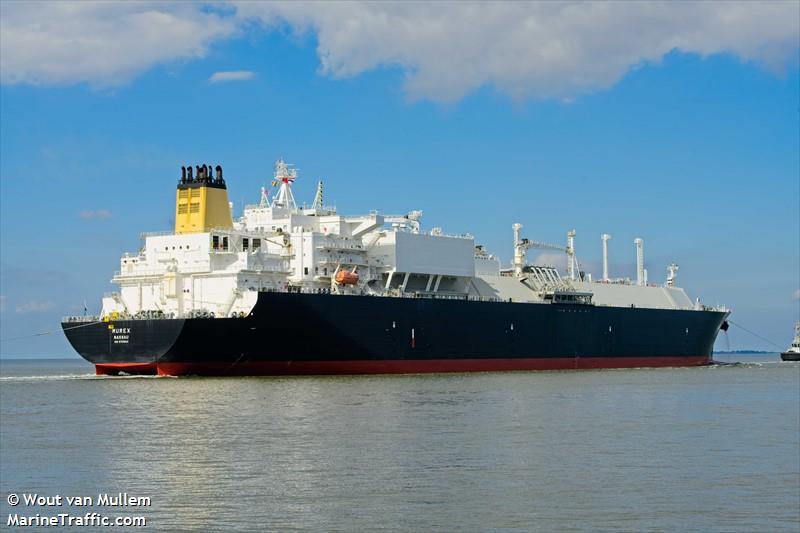 murex (LNG Tanker) - IMO 9705641, MMSI 311000475, Call Sign C6CH7 under the flag of Bahamas