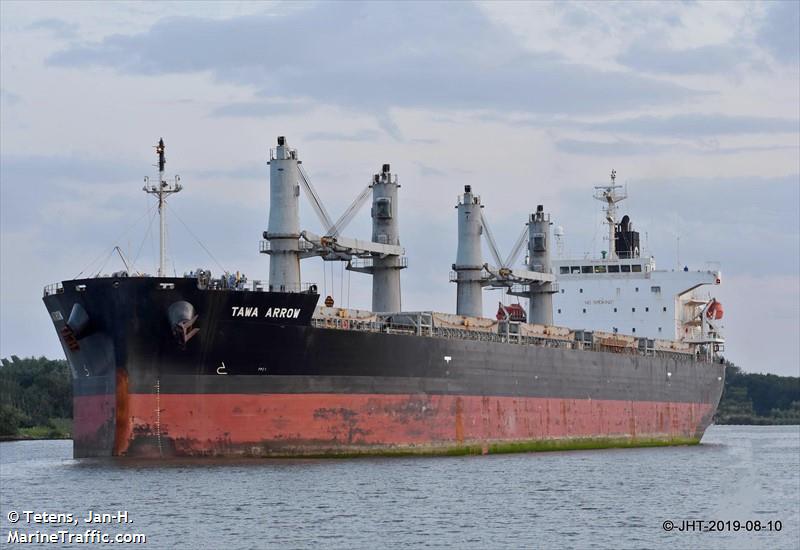 tawa arrow (General Cargo Ship) - IMO 9401879, MMSI 311000825, Call Sign C6DZ4 under the flag of Bahamas