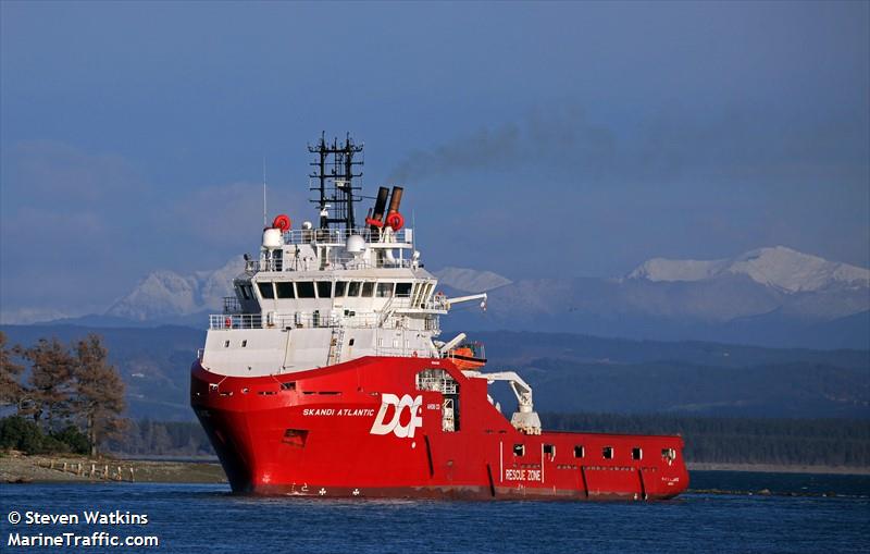 skandi atlantic (Offshore Tug/Supply Ship) - IMO 9447665, MMSI 311000896, Call Sign C6EH5 under the flag of Bahamas