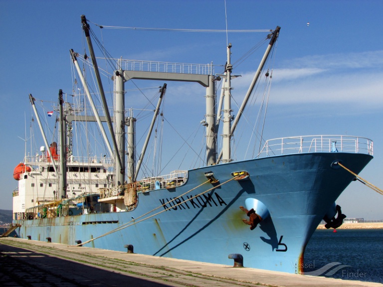 kurikoma (Refrigerated Cargo Ship) - IMO 9145920, MMSI 353185000, Call Sign 3FTS6 under the flag of Panama
