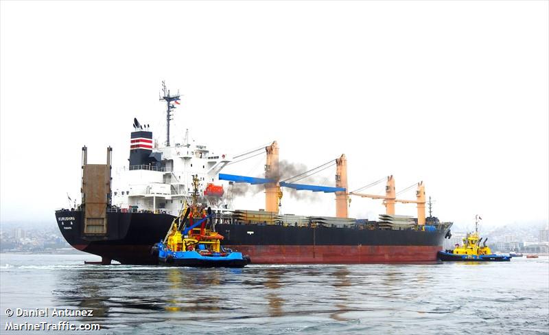 kurushima (General Cargo Ship) - IMO 9539353, MMSI 353188000, Call Sign 3EUX6 under the flag of Panama