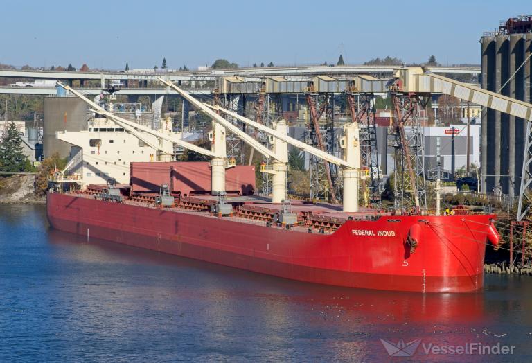federal indus (Bulk Carrier) - IMO 9860582, MMSI 353275000, Call Sign 3FOP4 under the flag of Panama
