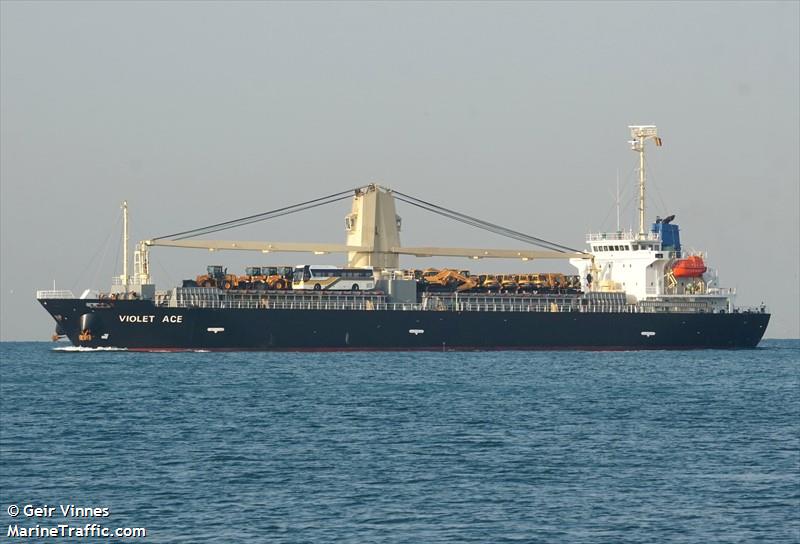 violet ace (General Cargo Ship) - IMO 9540728, MMSI 353331000, Call Sign 3EYA3 under the flag of Panama