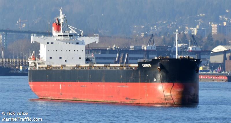 chorus (Bulk Carrier) - IMO 9461116, MMSI 354713000, Call Sign 3EZZ7 under the flag of Panama