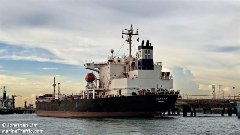 santya (Oil Products Tanker) - IMO 9667277, MMSI 356885000, Call Sign H3TD under the flag of Panama